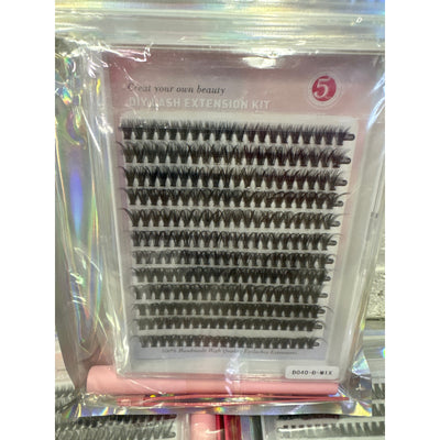 LOT-OF-20-Sets DIY Eye Lash Clusters Extensions Kit, 240pcs/ Set, 40D 9-16 mm
