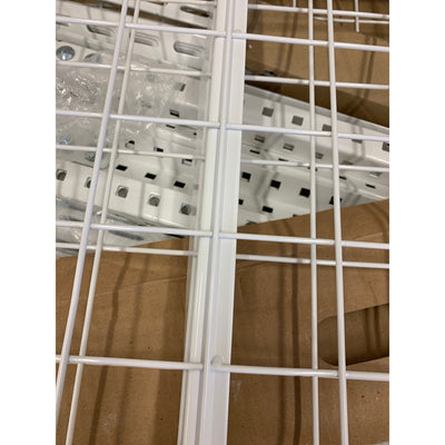 FLEXIMOUNTS 4'X8' Garage Overhead Adjustable Ceiling Storage Rack w Hooks GR48-H