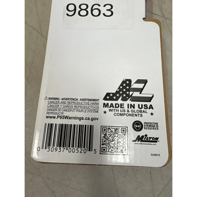 Milton Industries Straight Head Chuck Bayonet Style Inflator Gauge 10-120 PSI