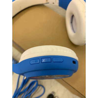 Vivitar iVibe 2-in-1 Wireless Headphones With Matching Powerbank, Blue, w Bag