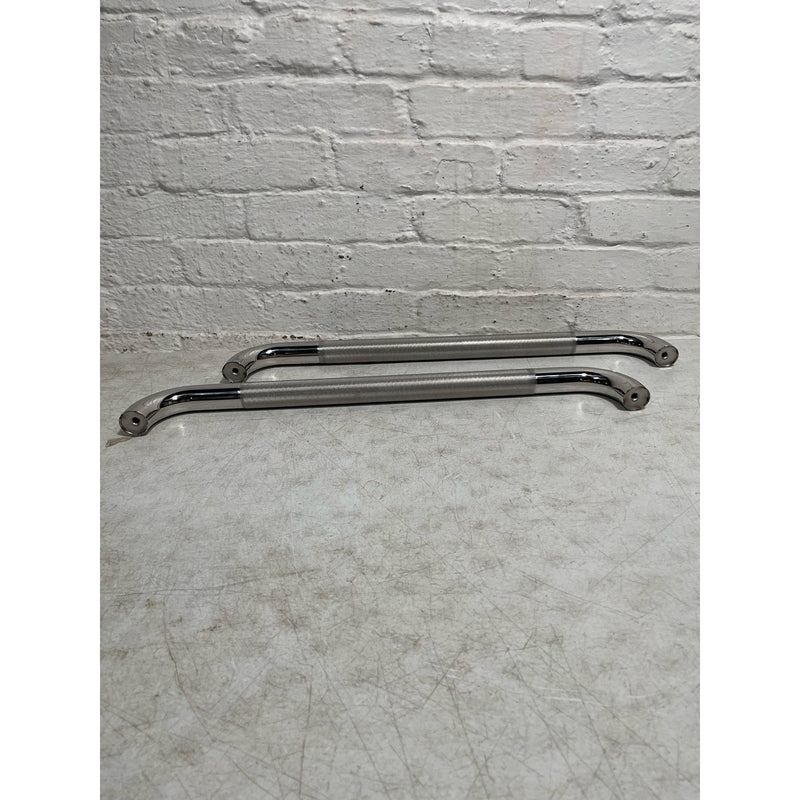 SET OF 2 Rockgoya Shower Grab Bar 24-in Bathroom Grab Bar, Stainless Steel