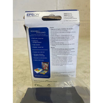 Epson - 802 Standard Capacity Ink Cartridges - Cyan/Magenta/Yellow SEALED