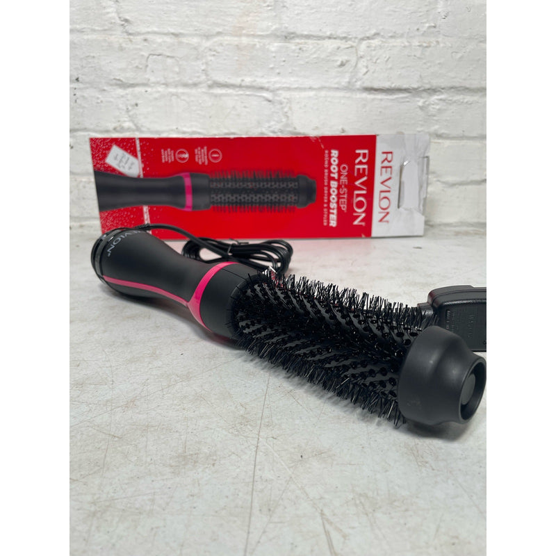 Revlon 1 Step Root Booster Round Brush Dryer/Hair Styler, Fight Frizz, Add Vol
