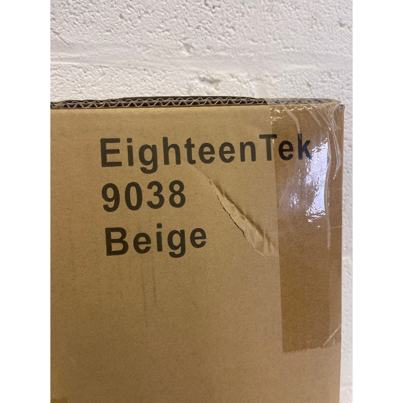 EighteenTek 63" x 63" x 63" Beige Instant Pop Up Bubble Tent Waterproof, Clear