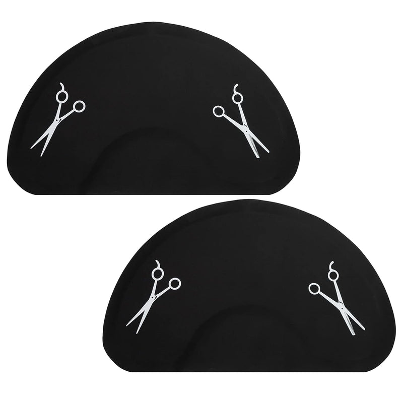 (2 pack) OmySalon Semi-Circle Salon Floor Mats (3&