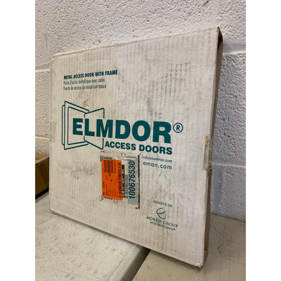 Elmdor 12 in. x 12 in. Metal Wall or Ceiling Access Door, 16-Gauge Steel, White