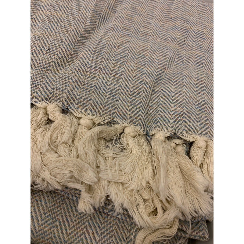 Svelife Home Edition Basic Design Bedspread Gray, Blue, Red, 72" x 96"
