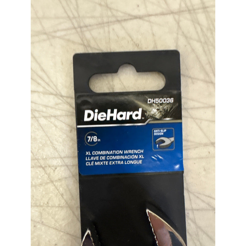 DieHard 7/8" Extra Long Combination Wrench, Hand Tools Chrome Vanadium DH50036