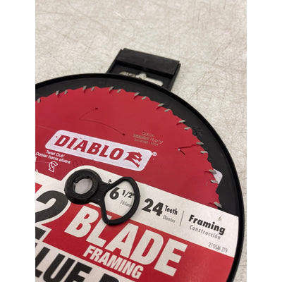 20-Pack DIABLO 6-1/2in. x 24-Teeth Framing Circular Saw Blade for Wood NEW