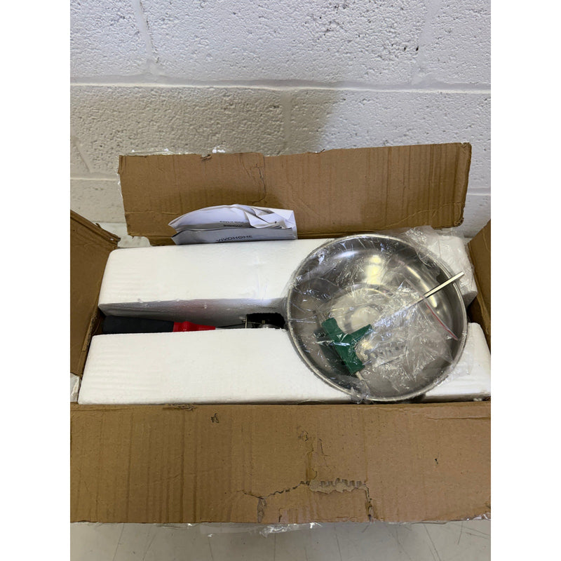 VIVOHOME Electric Dual Blades Ice Shaver, Snow Cone Machine, Metal. Silver