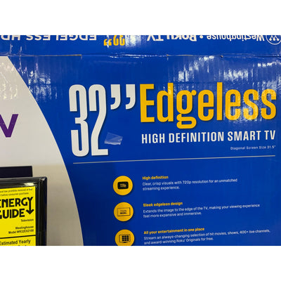Westinghouse Roku TV 32 Inch Edgeless High Defintion Smart Television Black