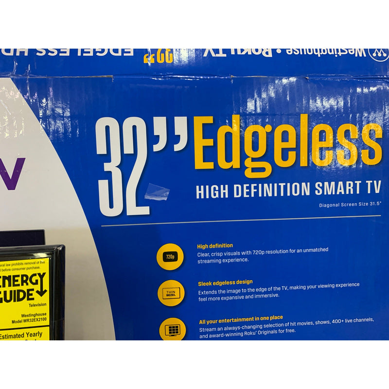 Westinghouse Roku TV 32 Inch Edgeless High Defintion Smart Television Black