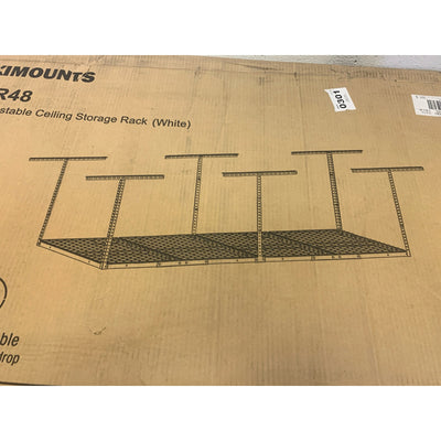 FLEXIMOUNTS 4'X8' Heavy Duty Overhead Garage Adjustable Ceiling Storage GR48