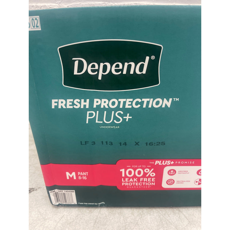 Depend Protection Plus Ultimate Underwear for Women, Medium 88 Count