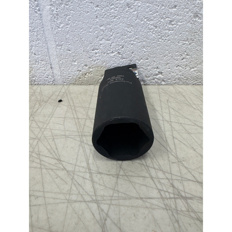 Performance Tool 33mm Front Wheel Drive Axle Nut Socket - 1/2" Drive - W80553