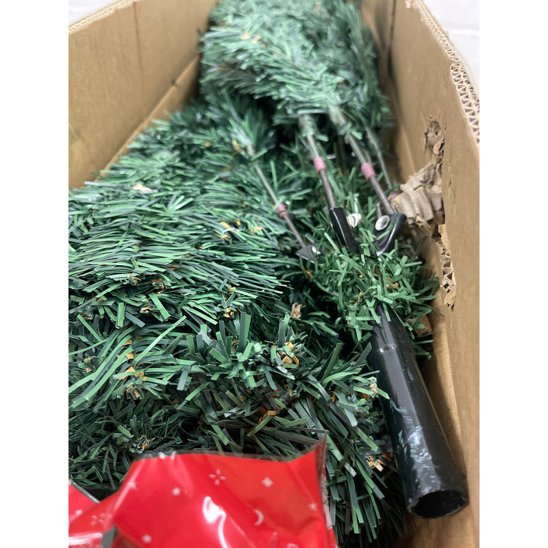 70" Artificial Christmas Tree, Holiday Decor, Seasonal Fake Tree with Ornaments