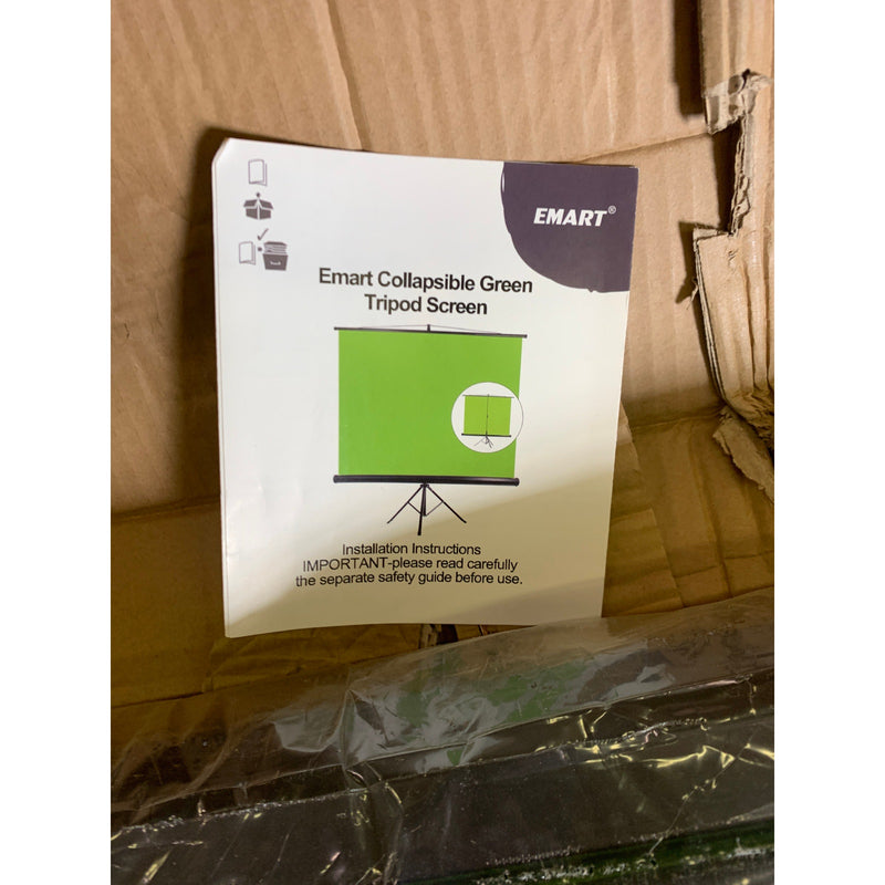 EMART 107" Green Screen Stand, Professional Chromakey Background with Locking Frame