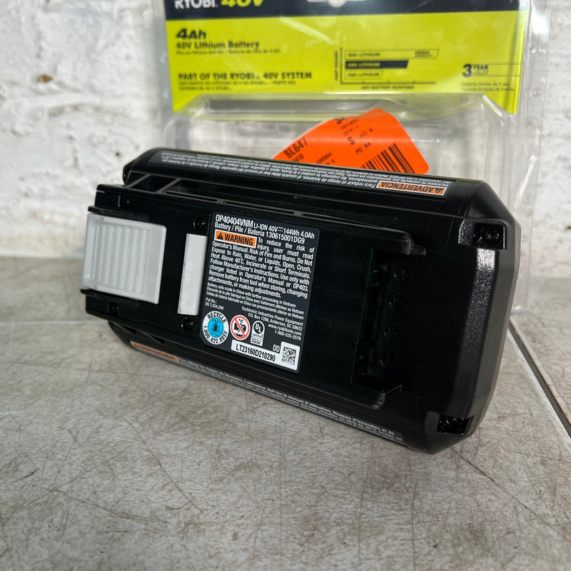 Genuine RYOBI 40-Volt Lithium-Ion 4.0 Ah Battery OP40404VNM