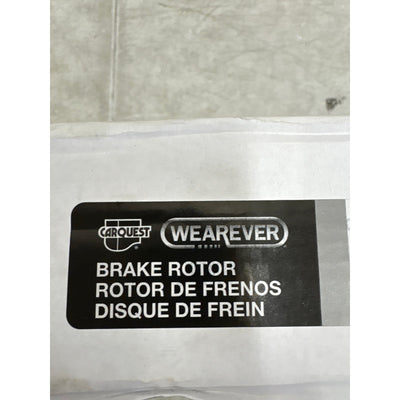 Carquest Wearever Brake Rotor, Meets or Exceeds OE Specs, Car Parts - YH200363