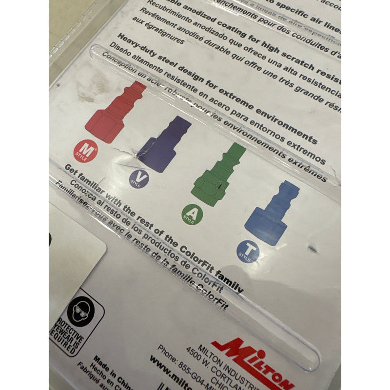 Milton Industries 14 Piece Red Coupler/Plug M-style 1/4" NPT Kit - S-314MKIT
