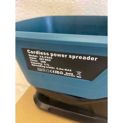 Handheld Electric Spreader Covers Up to 8,000 sqft. TOOL ONLY, Makita Compatible