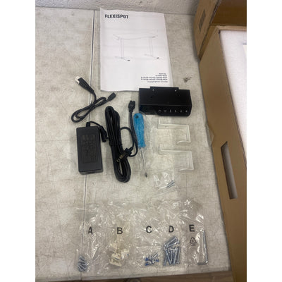 FLEXISPOT Standing Desk Quick Assembly Electric Sit Stand Desk 40" x 24" Brown