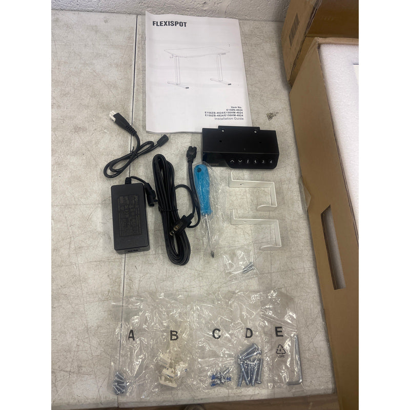 FLEXISPOT Standing Desk Quick Assembly Electric Sit Stand Desk 40" x 24" Brown