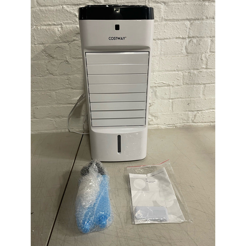 Costway 4-in-1 Evaporative Air Cooler w/ Fan, Humidifier Remote Control Ice Pack