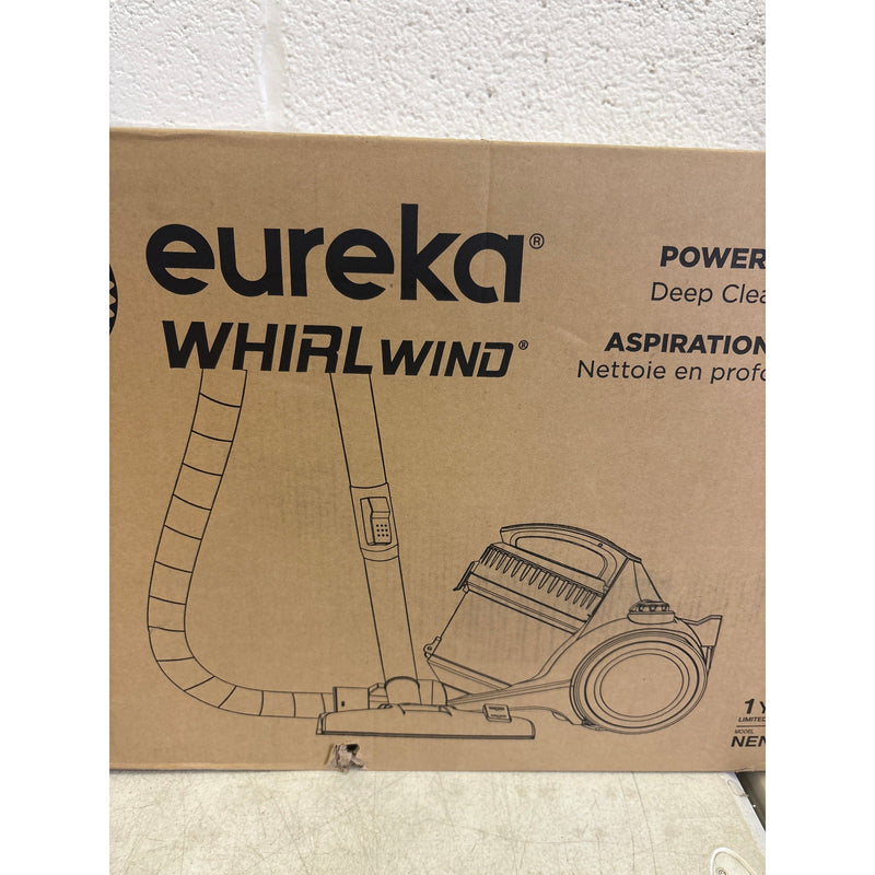 Eureka Bagless Canister Vacuum Cleaner, Lightweight Red, Whirlwind NEN110D