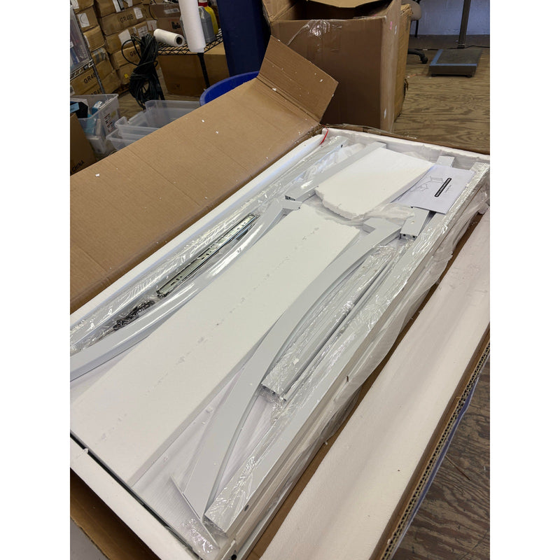 Tribesigns Industrial Computer Desk, 59" Desk with Reversible 3-Drawer Cabinet