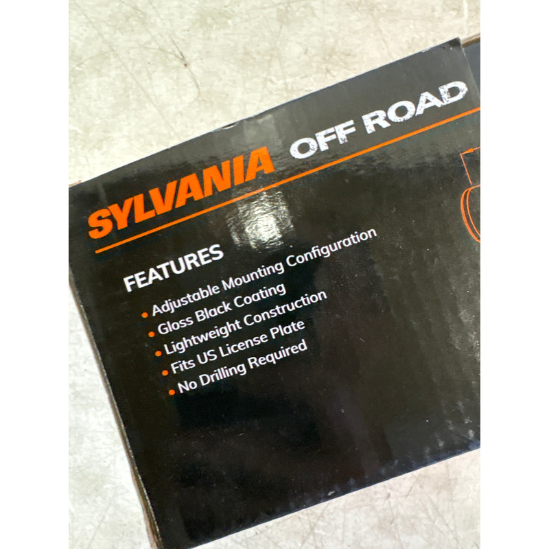 Sylvania Off Road Universal License Plate Bracket, Easy Installation No Drilling