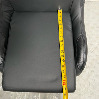 NEW VEVOR Simulator Racing Seat Black Leather Adjustable Folding, MANY AVAILABLE