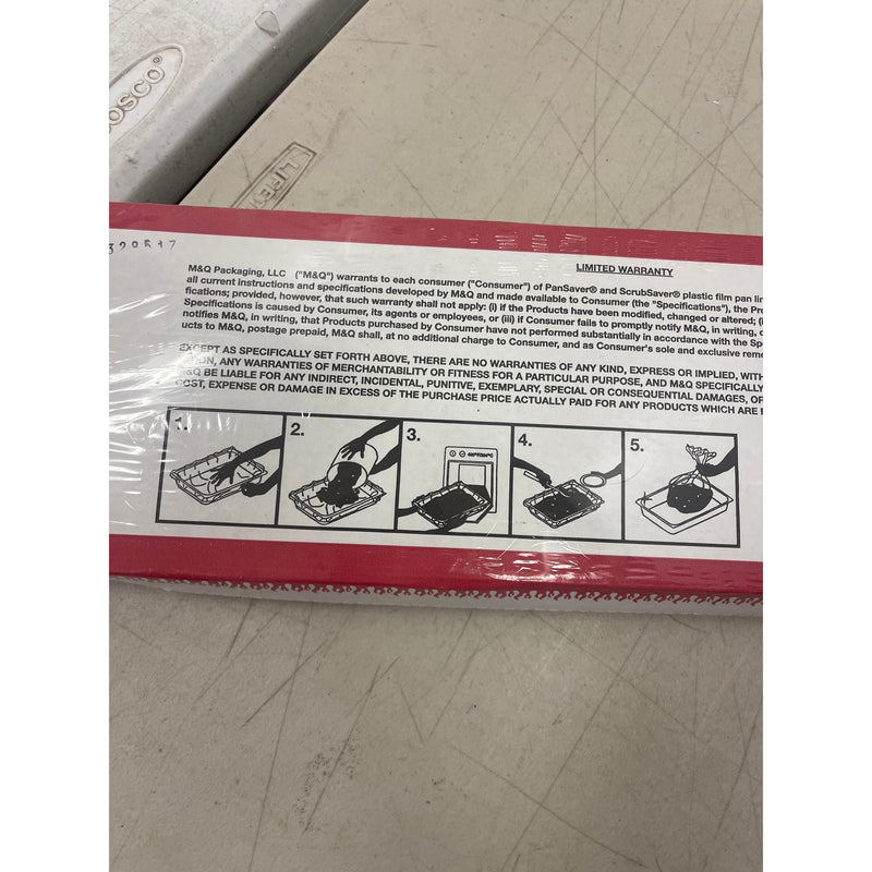 PanSaver Hotel Clear Pan Liners for Easy Clean Up - Disposable Buffet Pan Liners