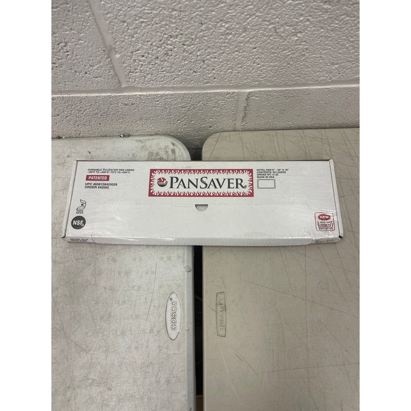 PanSaver Hotel Clear Pan Liners for Easy Clean Up - Disposable Buffet Pan Liners
