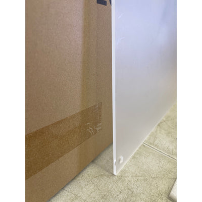 Guardmate Blank Acrylic Dry-Erase Board 28" x 20" Clear, Wall-Mount with Markers