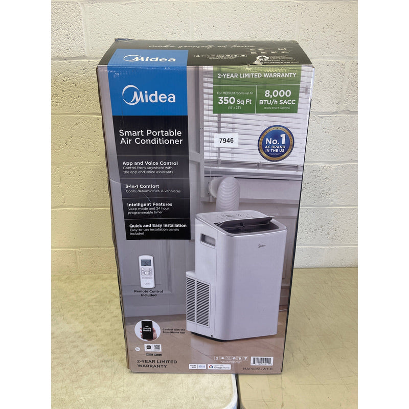 Midea Smart Air Conditioner 8,000 BTU DOE Portable Standup with Wheels
