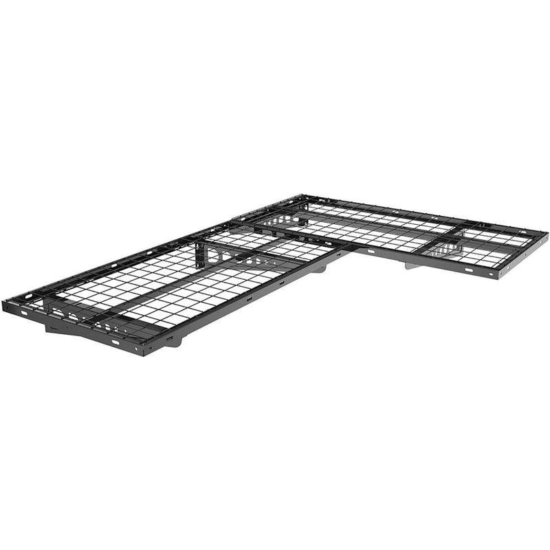 FLEXIMOUNTS 24"x48" Heavy Duty Steel Garage Corner Wall Shelf WRC24B SEE DETAILS