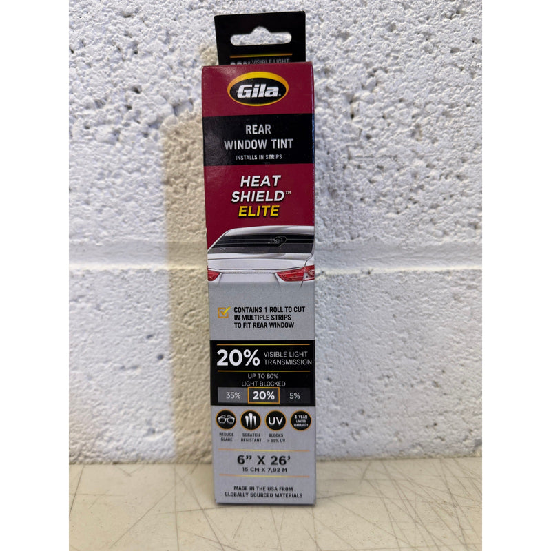 Gila Heat Shield Elite 20% Rear Window Ceramic Automotive Tint (6in x 26ft)
