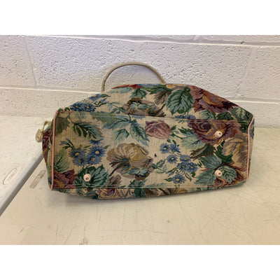Concourse Tote Bag Floral Dual Handle with Front Zip Pocket 33 x 27 x 16 inches