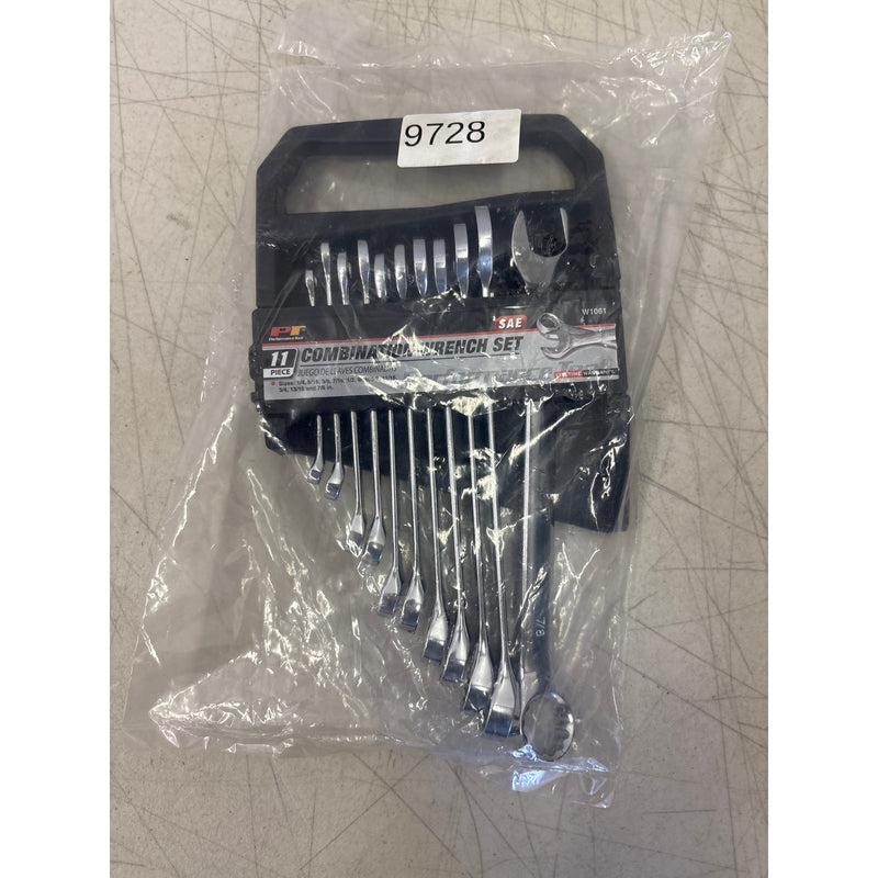 Wilmar 11 Piece Full Polish Combination Wrench Set 1/4" to 7/8" - W1061