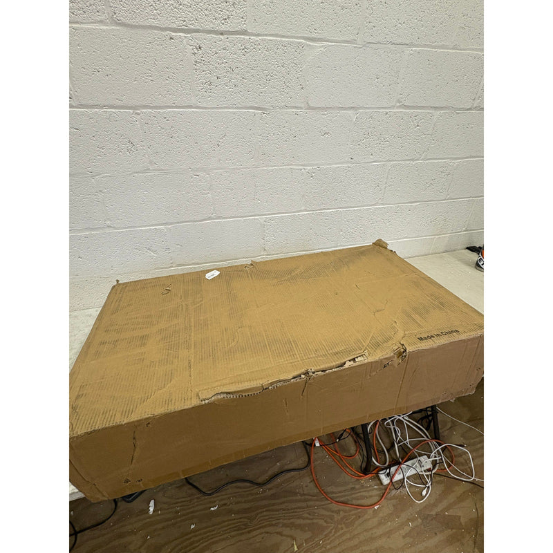 Tribesigns 63” Console Table, Abstract 3 Tier Entryway Table w Storage Shelves