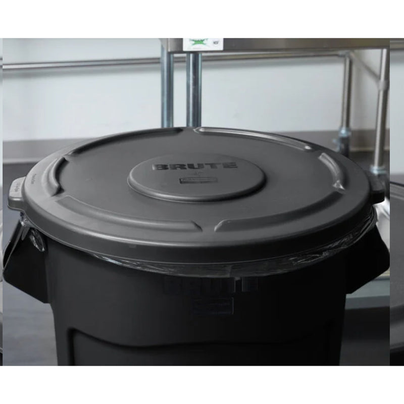 Rubbermaid Commercial 55 Gallon Brute Executive Trash Can Lid - Black