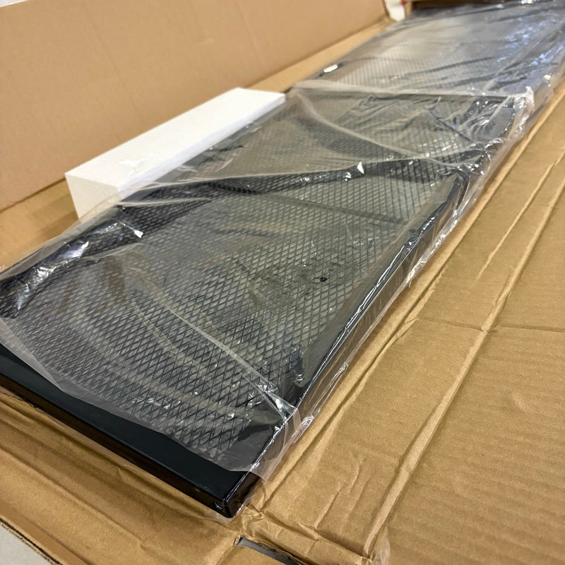 4-Tier Metal Storage Ladder Bookshelf, Durable 24" L X 14" W X 58" H - Black