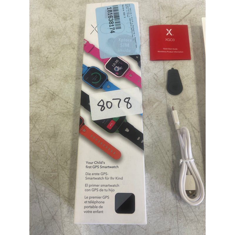 Xplora XGO3 Kids Smart Watch Cell Phone w GPS Tracker, Bundle - Black