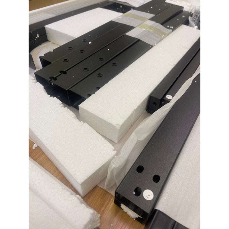 Tribesigns Rectangular Dining /Kitchen Table 78"x30"x28" 6-8 People Wood & Black