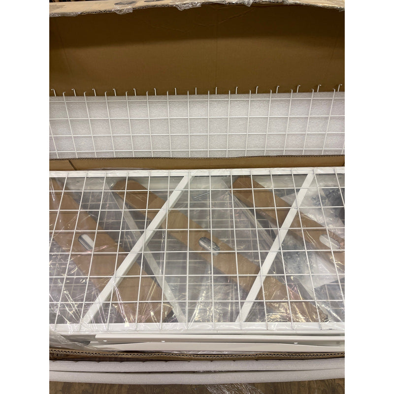 FLEXIMOUNTS 4ftx8ft Overhead Ceiling Storage PRO 800lbs White, NO SCREWS