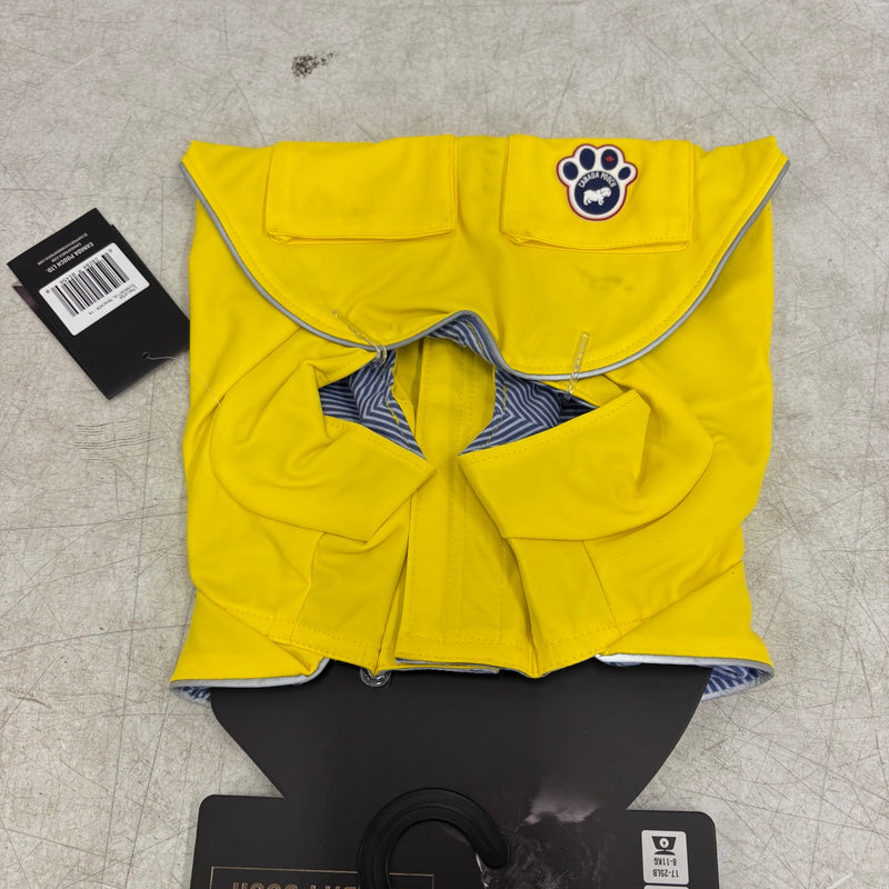 Canada Pooch Torrential Tracker Dog Rain Jacket 16" Back w Pockets, Reflective