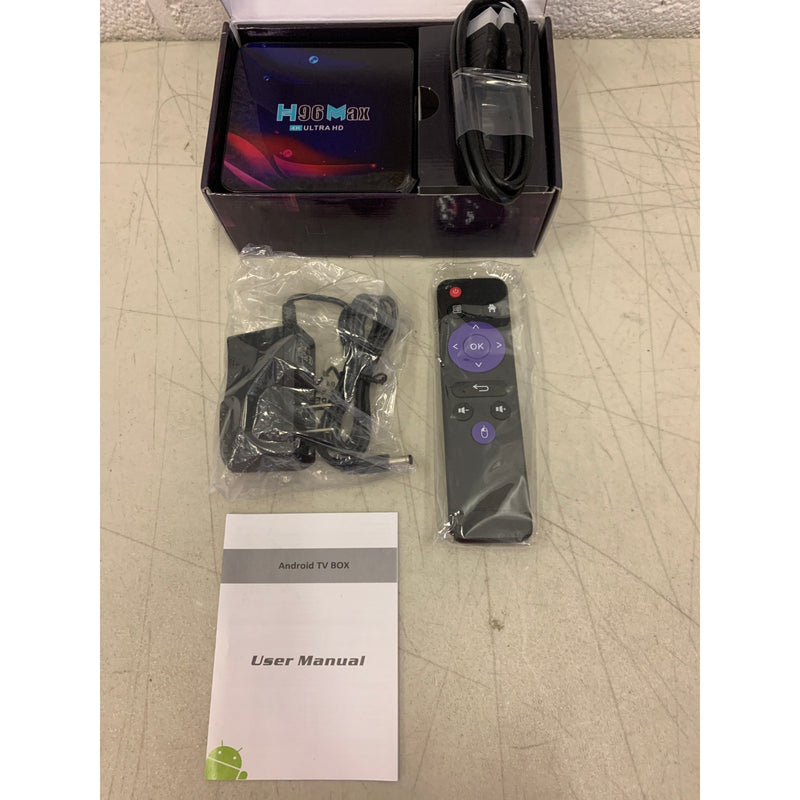 Smart TV Box 4G+64GB H96 Max Android 11.0 RK3318 Quad-Core 4K Ultra HD