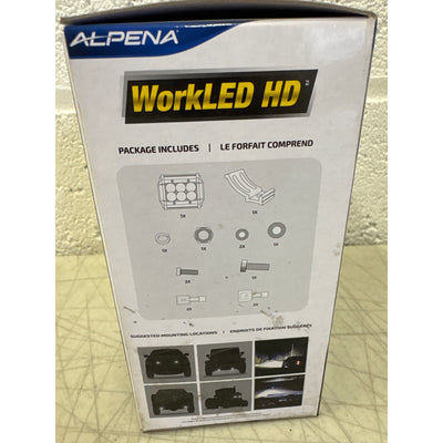 Alpena WorkLED HD Compact Spot Beam LED  Light for Utility, Task, Off-Road