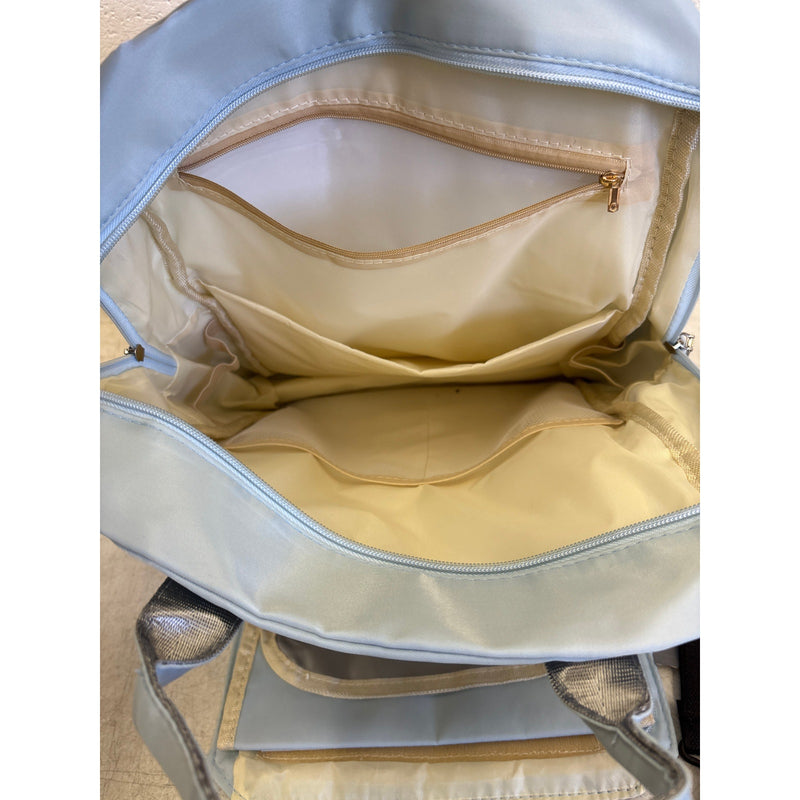 Kehul 20L Diaper Bag, Baby Bag for Travel, Backpack w Zippers Nursing Bag, Teal